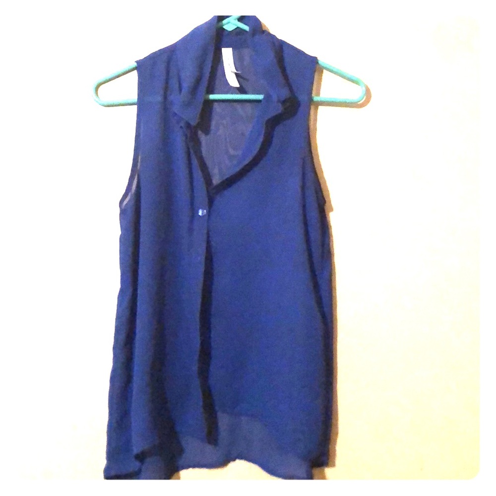 Aeropostale Blue Button-up - M